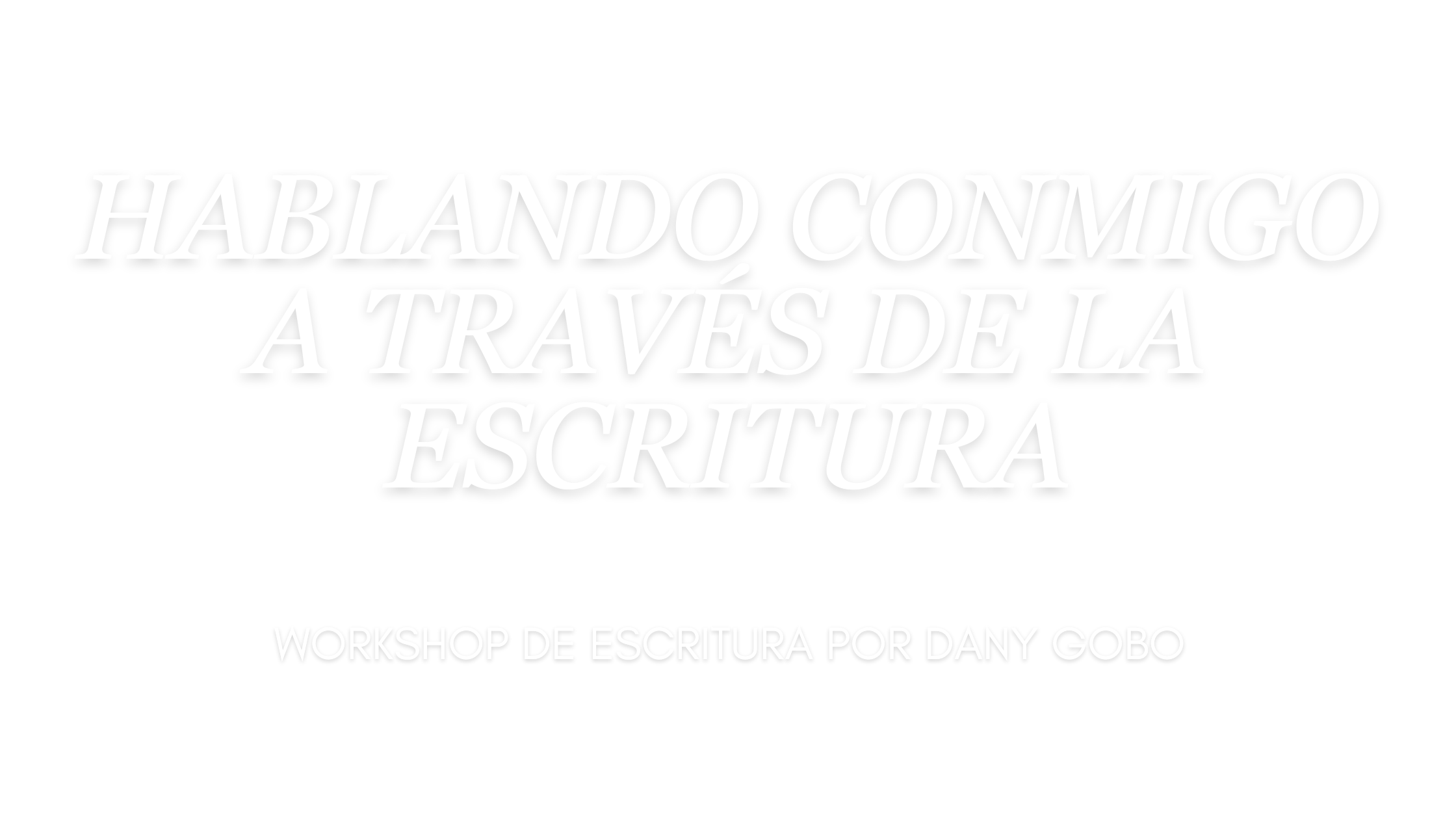 Portada del taller de escritura online: Hacia Dónde Quiero Caminar 2026 por Dany Gobo