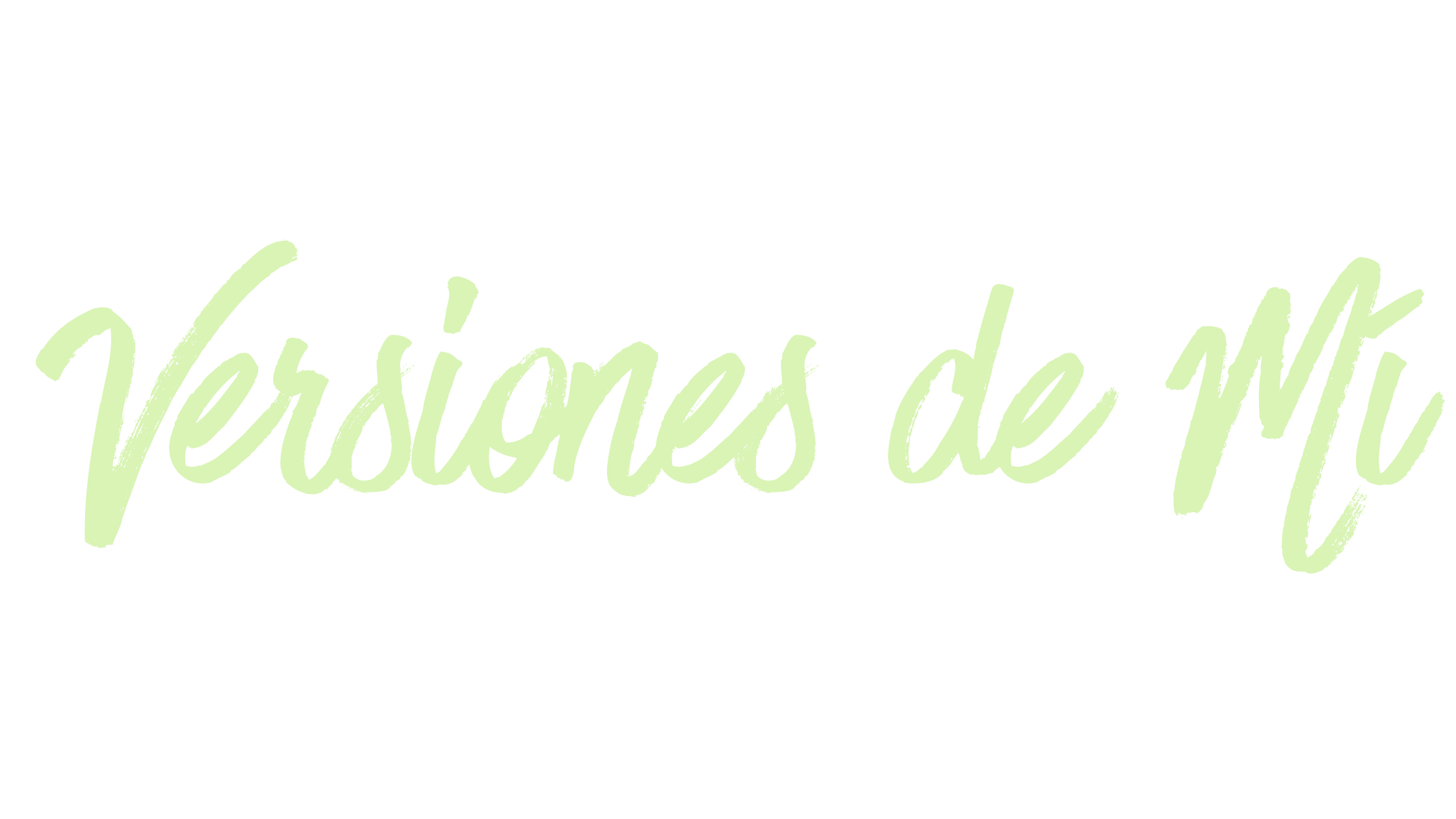 Portada del programa Versiones de Mí, escritura y Tapping para autoconocimiento